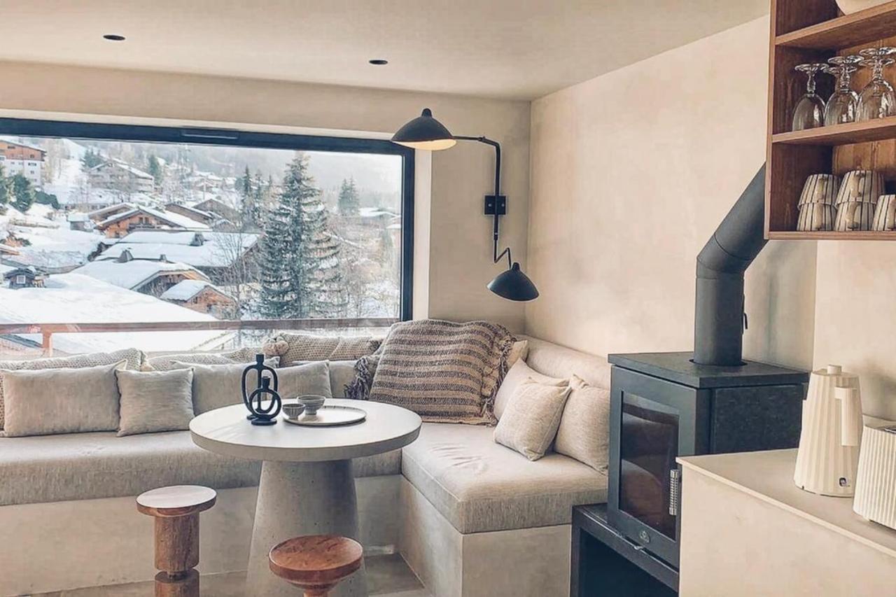 Apartment Wabi-Sabi By Japandi Home Megeve Luaran gambar